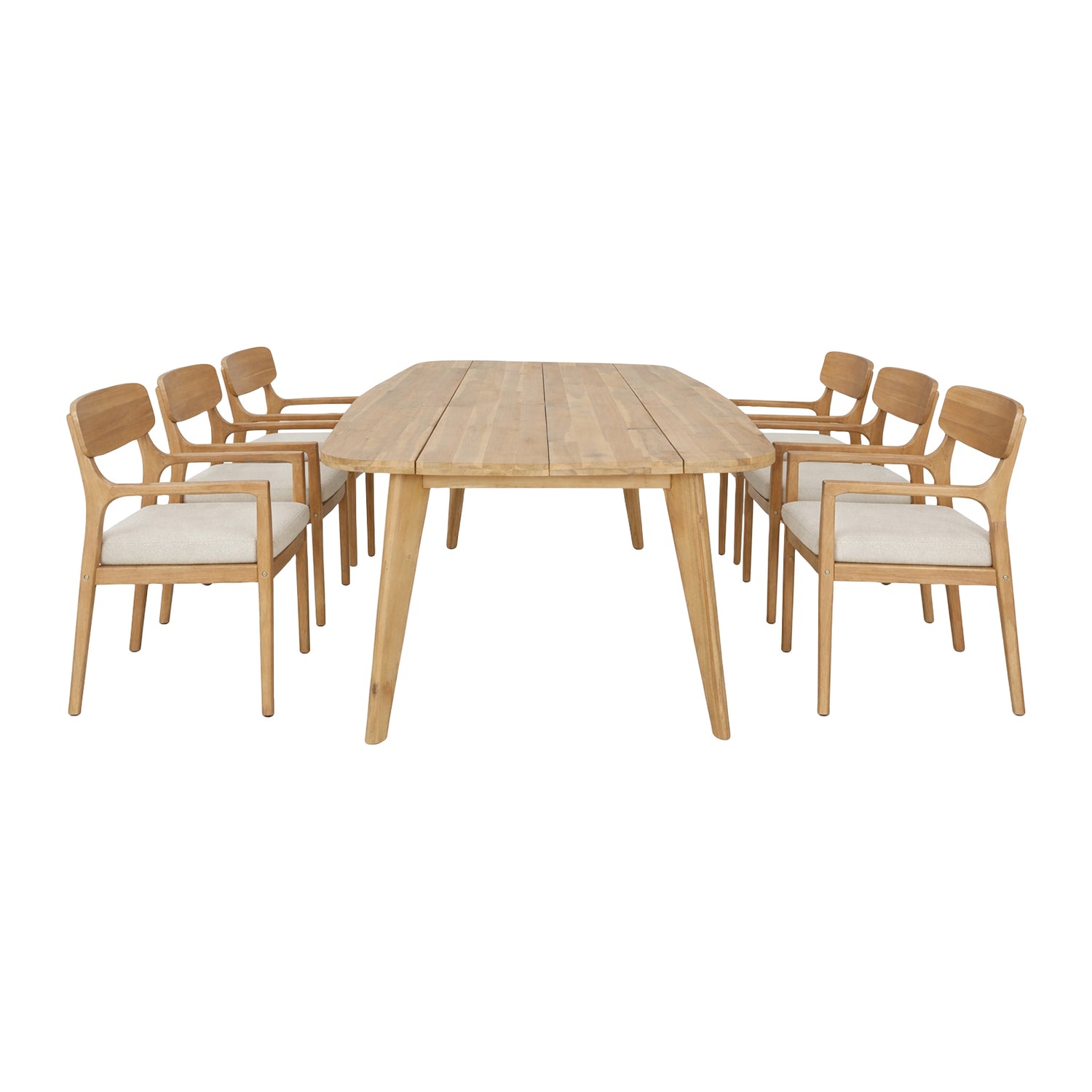 by fonQ Scandi Tuinset - Acaciahout - Beige