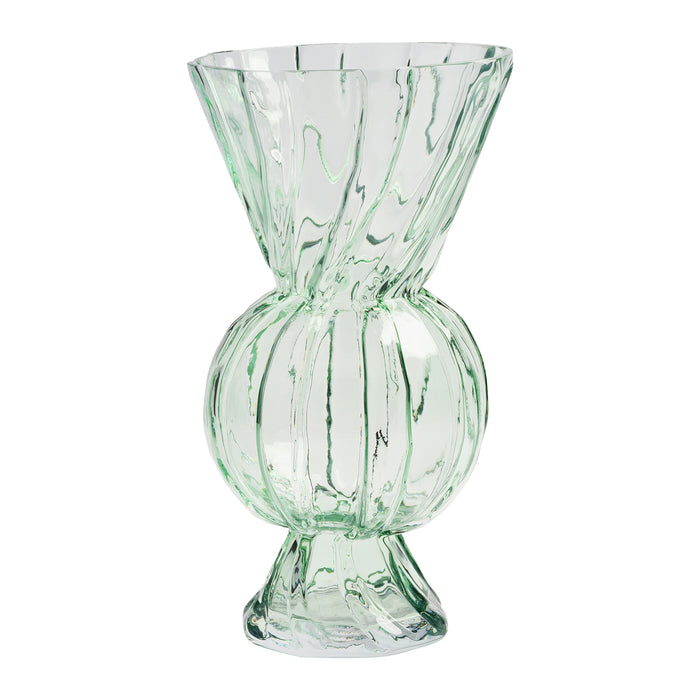 &k amsterdam Rhombic Glass Vaas - Groen
