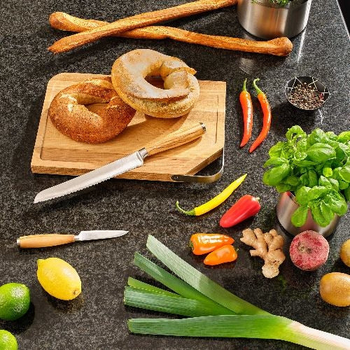 Broodmes, 22 cm, Olijfhout - Rösle | Artesano