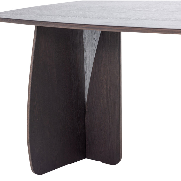 by fonQ Oakline Curve Eettafel B 180 cm - Mystic Brown