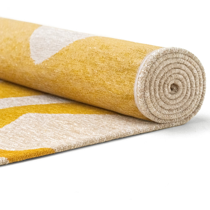 Louis de Poortere Ribbon Vloerkleed 200 x 280 cm - Pure Yellow