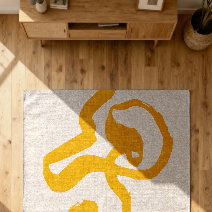 Louis de Poortere Ribbon Vloerkleed 200 x 280 cm - Pure Yellow