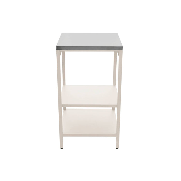 sweeek - Buitenkeuken 3 modules met gasbarbecue staal