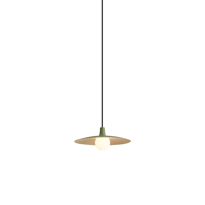 QAZQA Retro hanglamp groen voor railsysteem 1-fase - Slimline Panzi