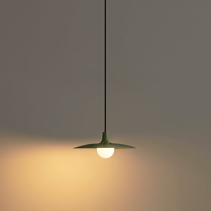 QAZQA Retro hanglamp groen voor railsysteem 1-fase - Slimline Panzi