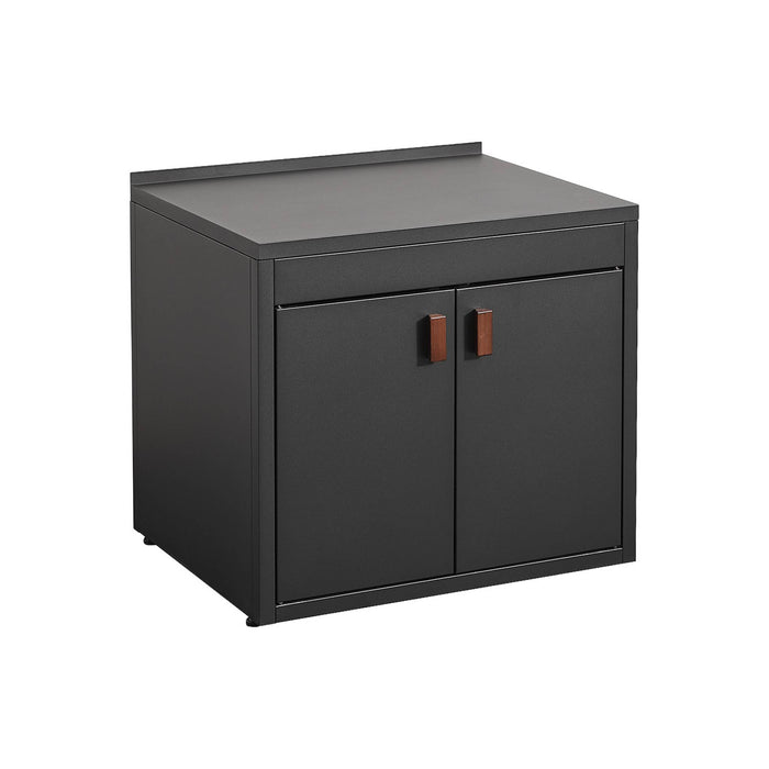 sweeek - Stalen buitenkeukenmodule met 2 deuren L75cm