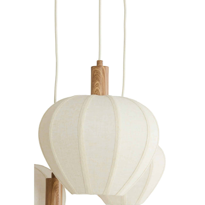 Light & Living Hanglamp Huxi - Naturel - Ø53x158cm