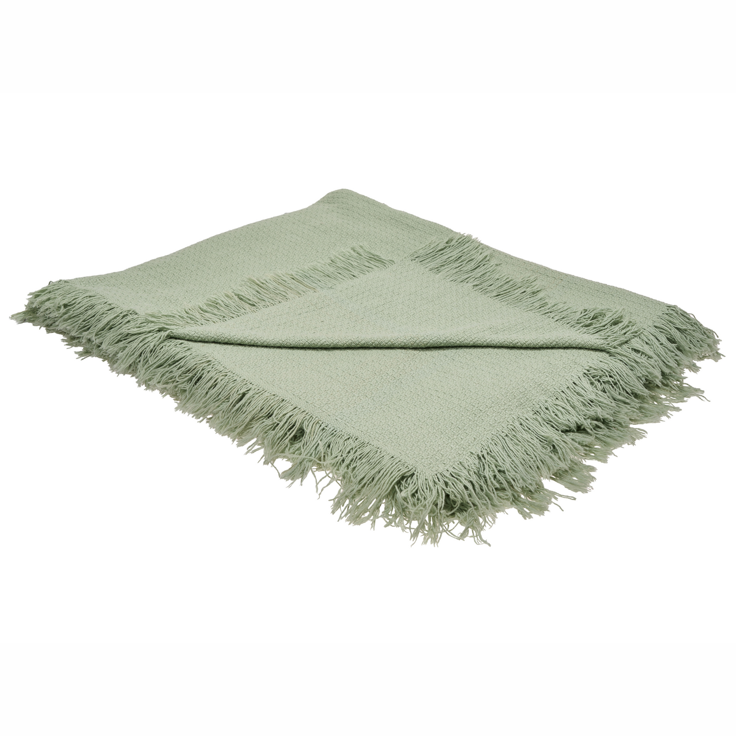 Beliani - YERBENT - Bedsprei - Groen - 200 x 220 cm - Katoen