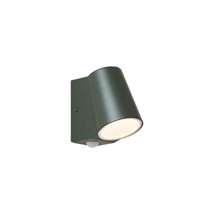 QAZQA Moderne buiten wandlamp donker groen incl. LED met