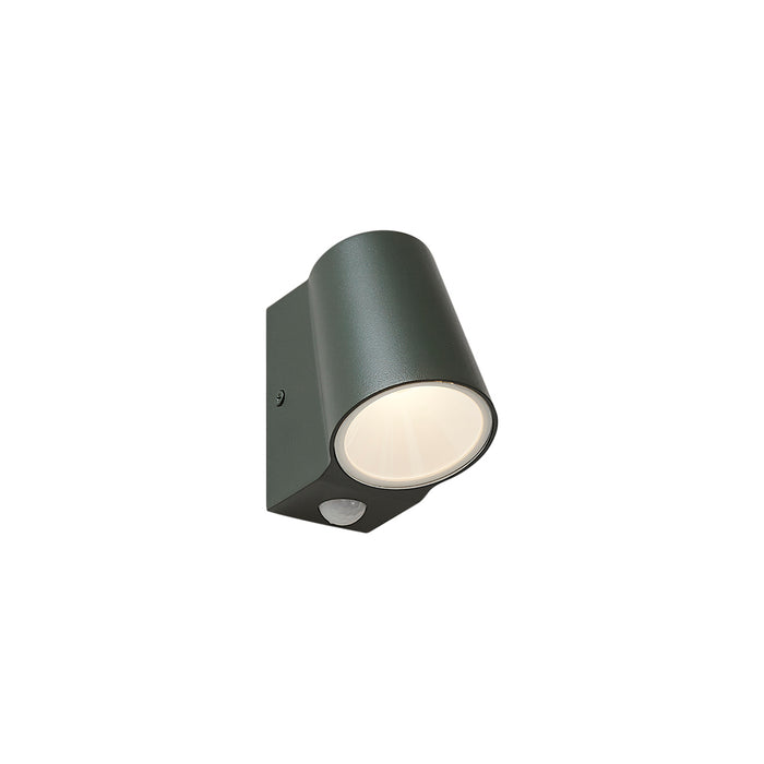 QAZQA Moderne buiten wandlamp donker groen incl. LED met