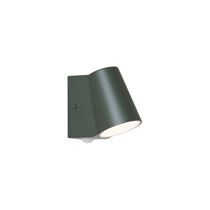 QAZQA Moderne buiten wandlamp donker groen incl. LED met