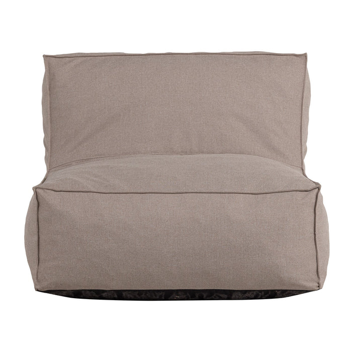 WOOOD Velora Tuin Ligbed & Loungestoel - Polyester - Zand - Set van 2