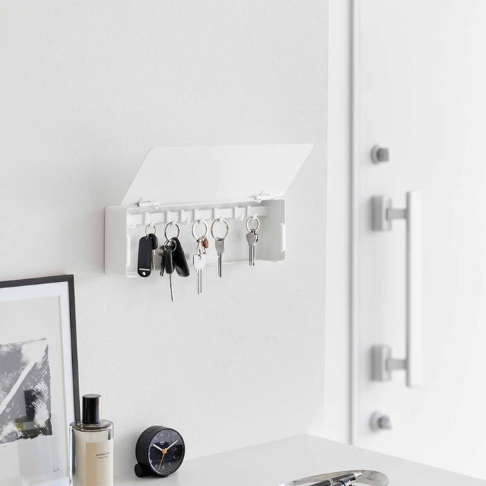 Yamazaki Tower Sleutelkastje wandmontage breed - Wit