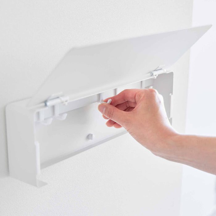 Yamazaki Tower Sleutelkastje wandmontage breed - Wit