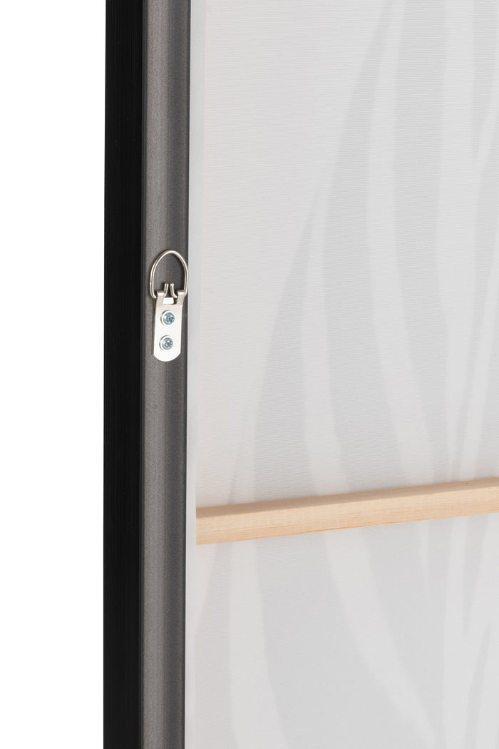 J-Line wanddecoratie Zebra - canvas - zwart|wit