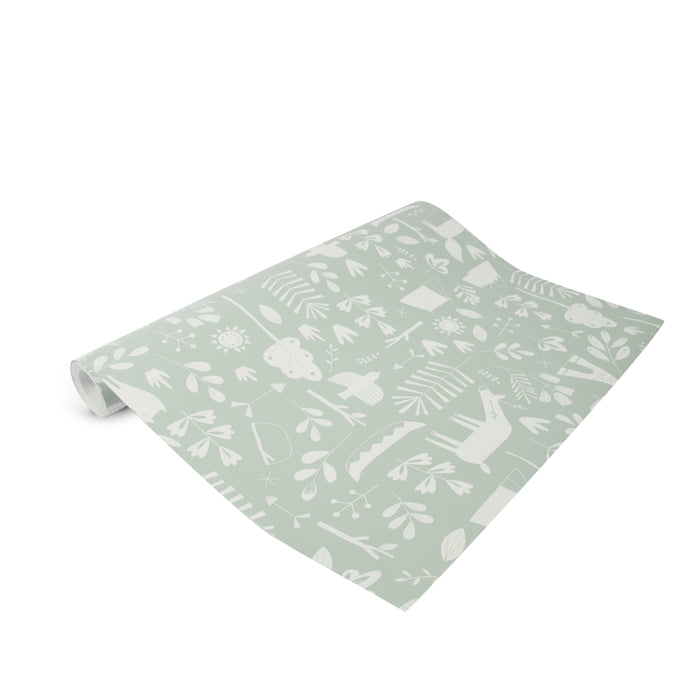 Little Dutch - Vliesbehang - Adventure Mint - Groen - 10mx53cm