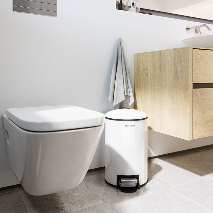 StangVollby Docksta pedaalemmer - 12 liter - Wit