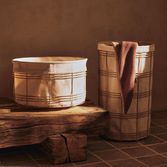 Ferm Living Fio Wasmand - High - Cashmere / Natural