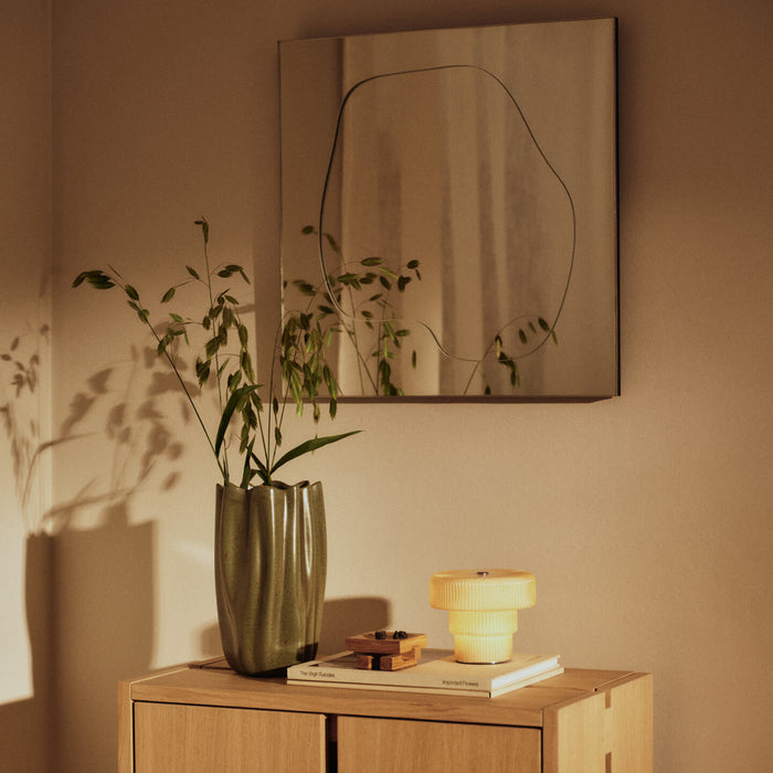 Ferm Living Folia Spiegel H 45 cm - Silver