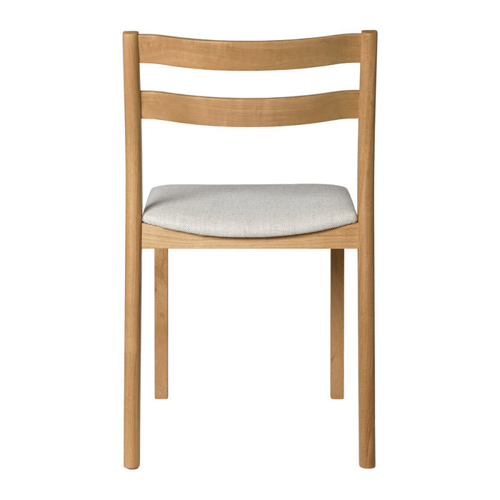 Ferm Living Boda Eetkamerstoel Geweven - Natural Oak / Off-White