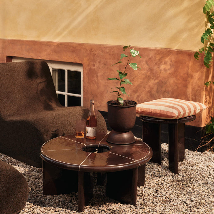 Ferm Living Deya Bijzettafel - Chestnut Brown