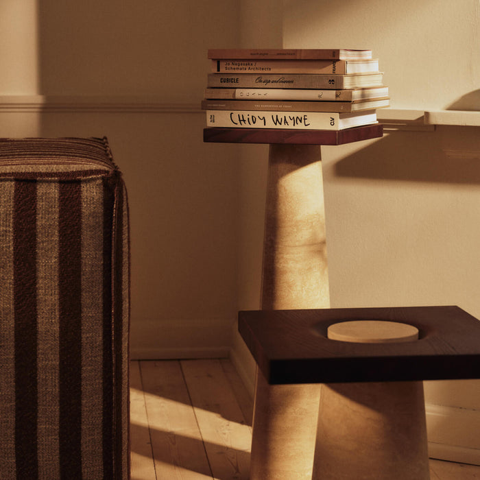 Ferm Living Grova Bijzettafel - Travertine