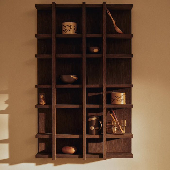 Ferm Living Tilem Wandrek - Dark Stained Oak