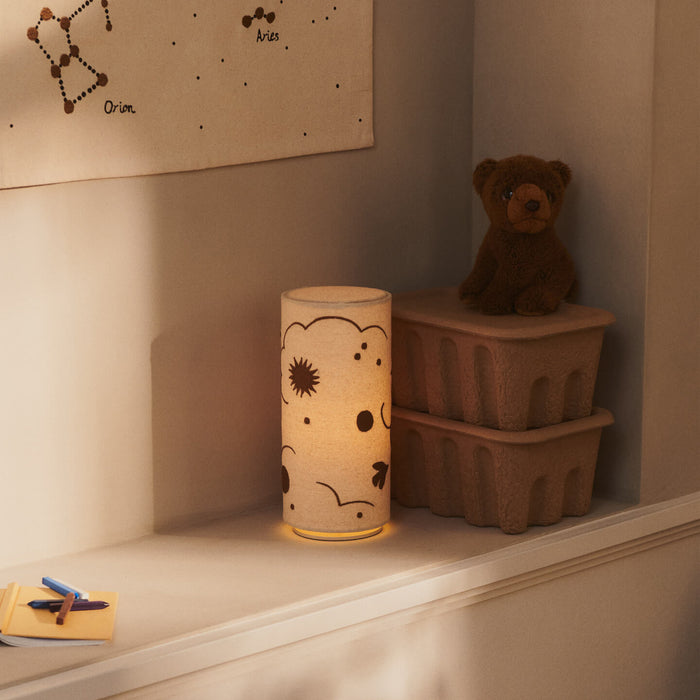 Ferm Living Skye Tafellamp - Natural / Bronze