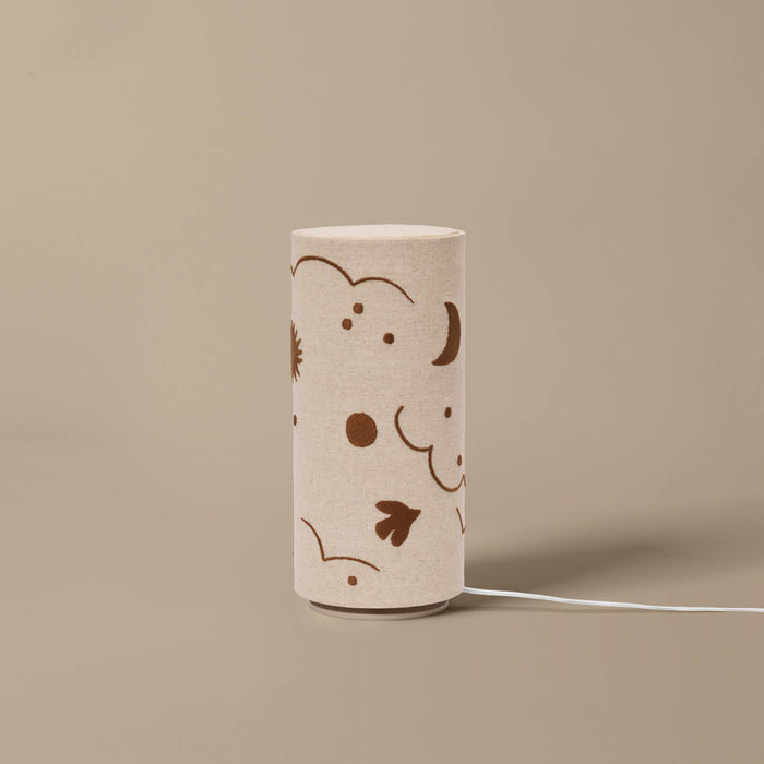 Ferm Living Skye Tafellamp - Natural / Bronze