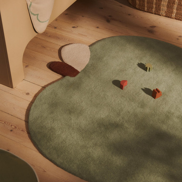 Ferm Living Apple Tufted Vloerkleed Ø 110 cm - Tea Green