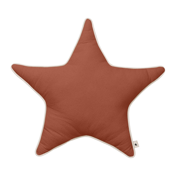 Ferm Living Star Sierkussen - Brown Clay