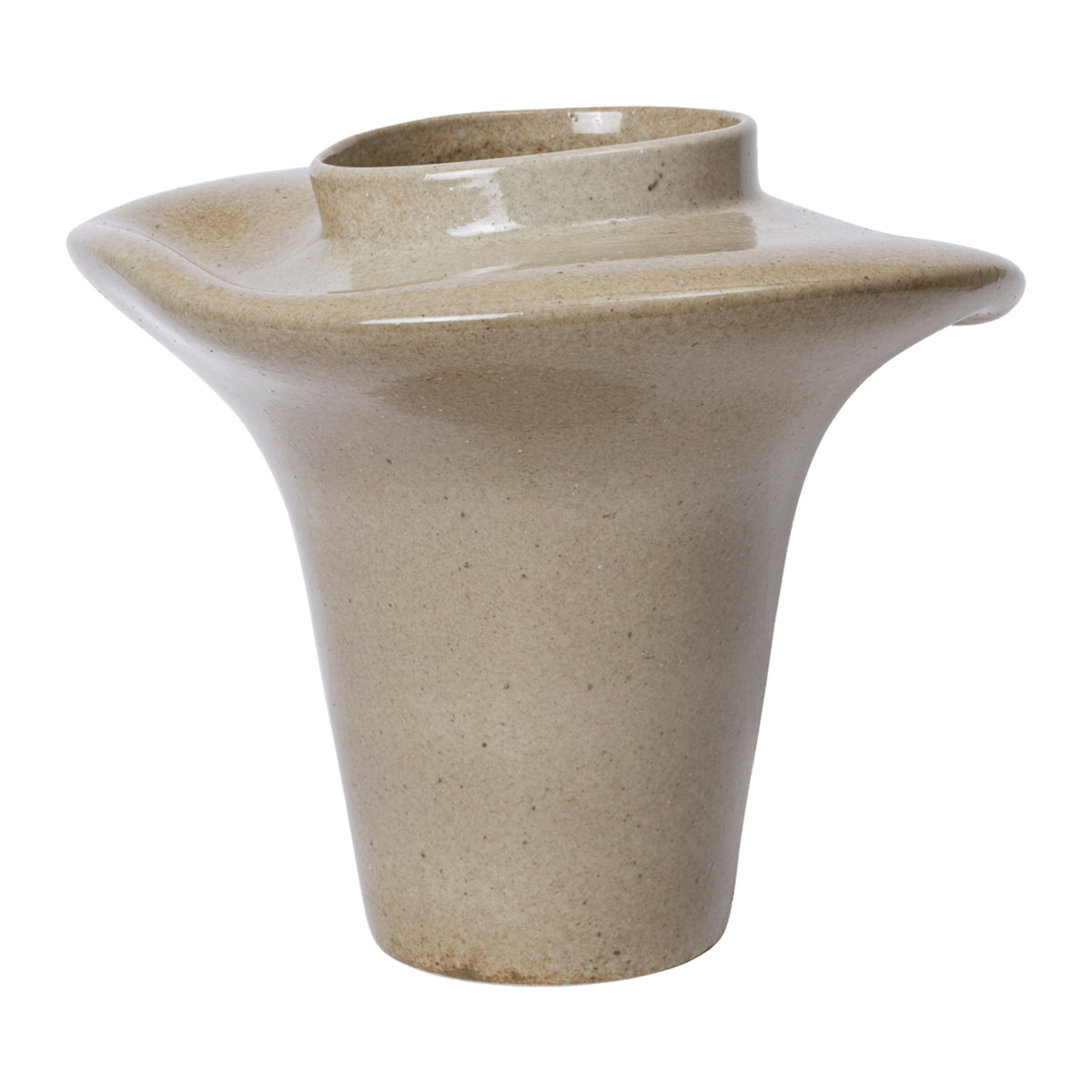 Ferm Living Evio Vaas H 35 cm - Elm Green