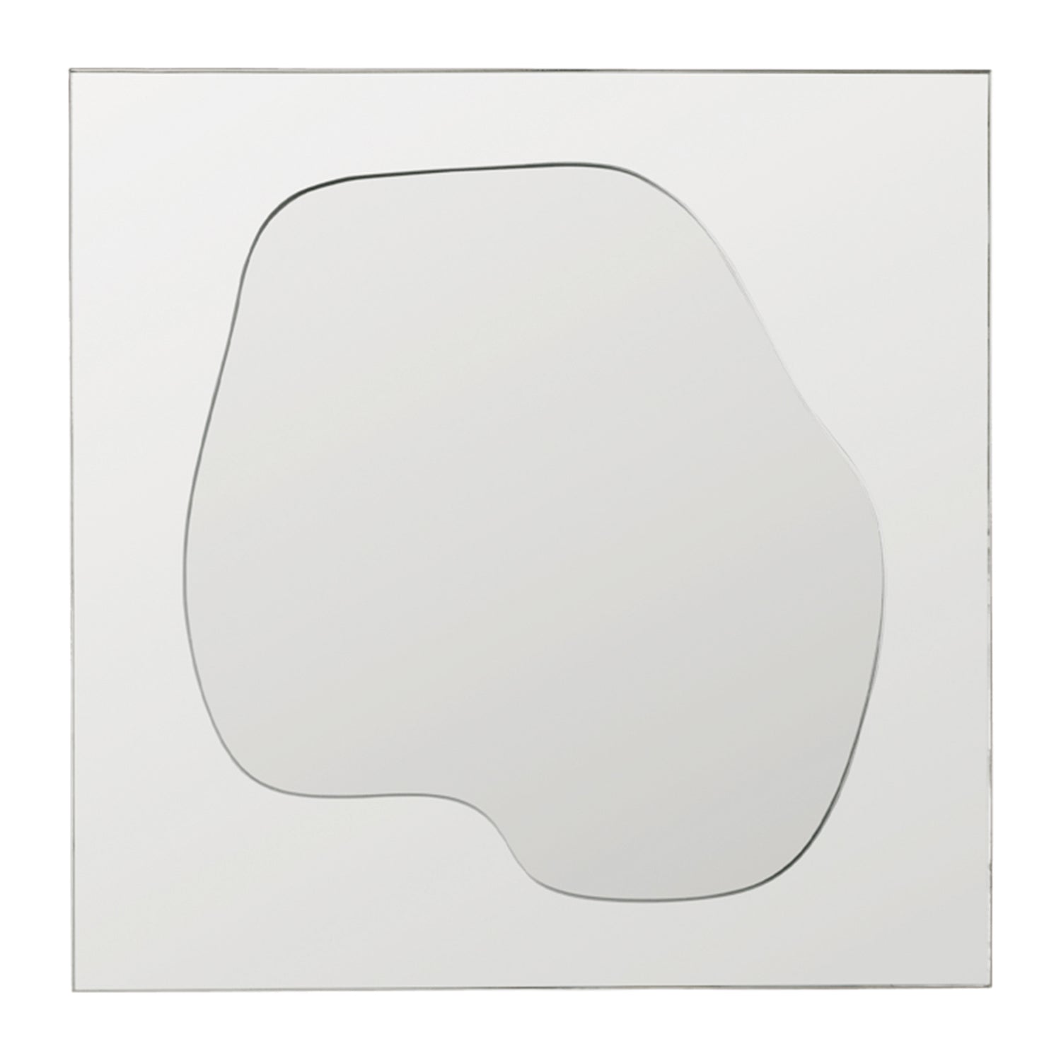 Ferm Living Folia Spiegel H 45 cm - Silver