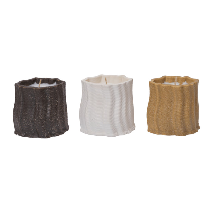 Ferm Living Rylith Scented Kaars - Set van 3 - Multi