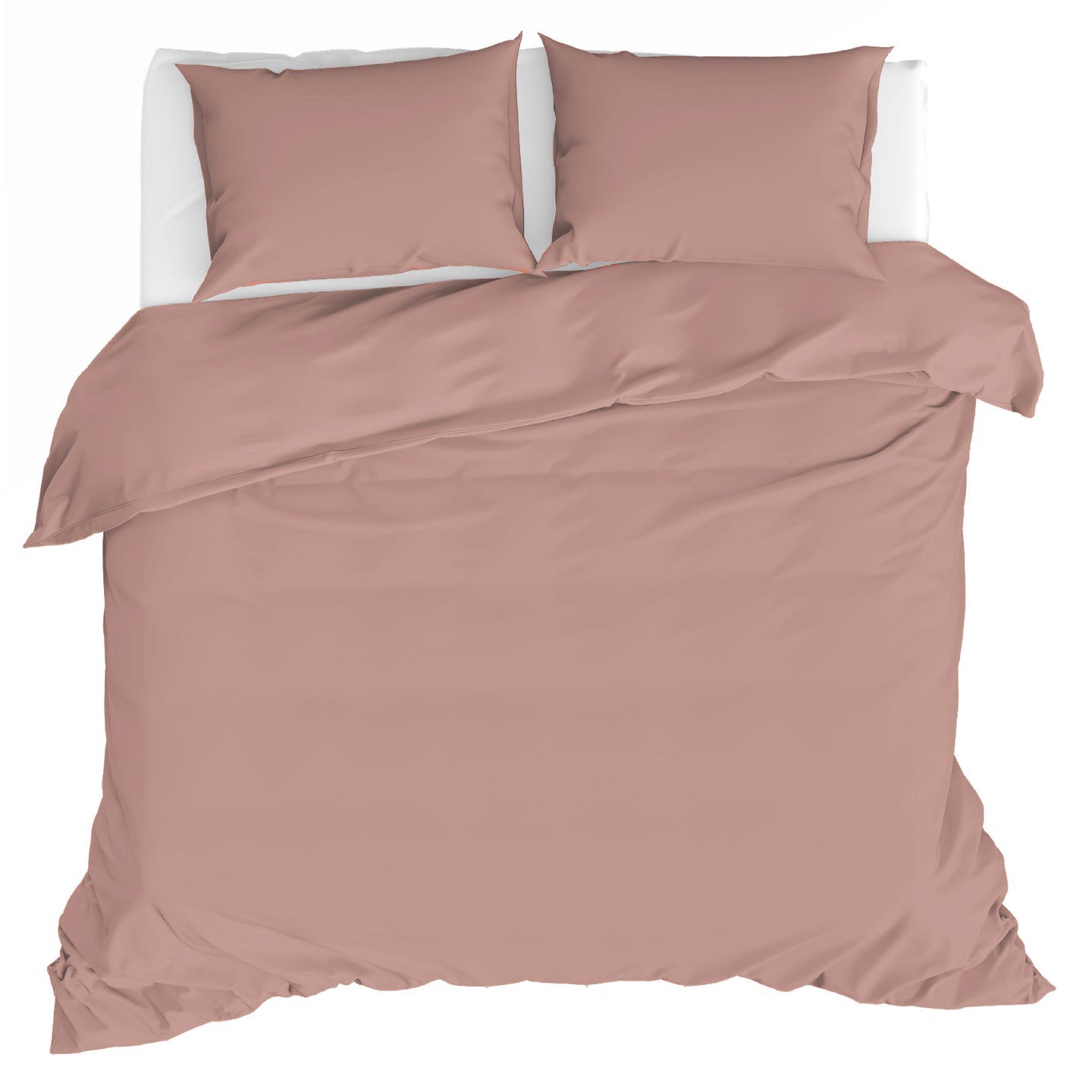 by fonQ Fresh Dekbedovertrek 240 x 200/220 cm - Dusty Pink