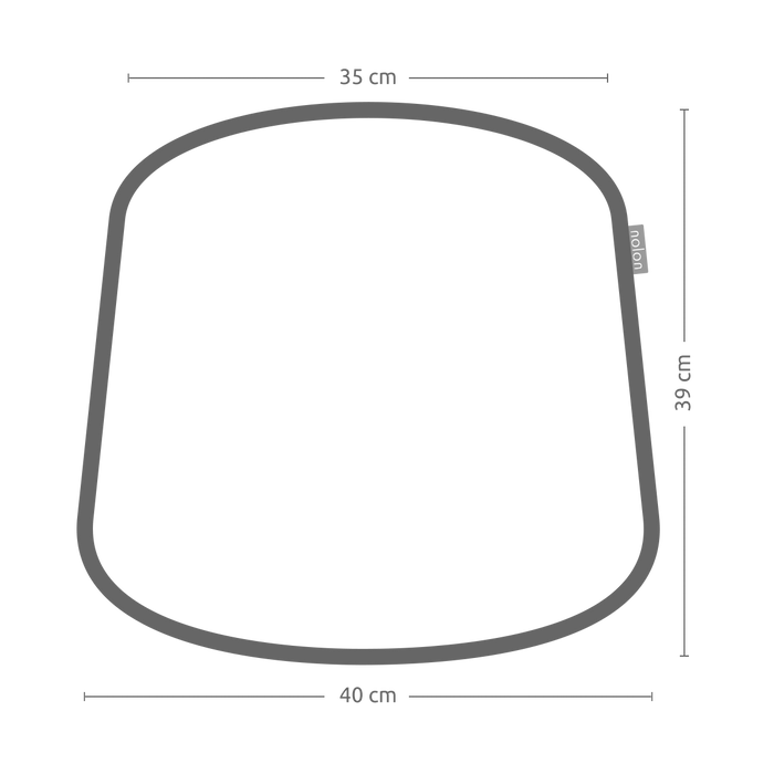 Nolon Fem Stoelkussen Bouclé Taupe