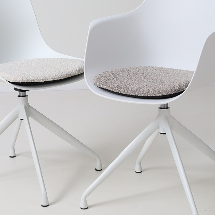 Nolon Fem Stoelkussen Bouclé Taupe