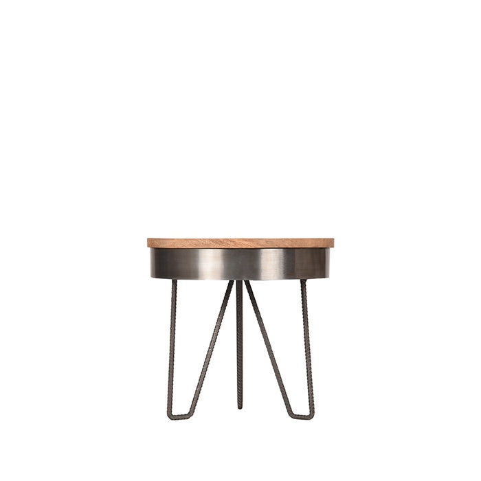 LABEL51 - Bijzettafel Saran - Grijs - 44 cm