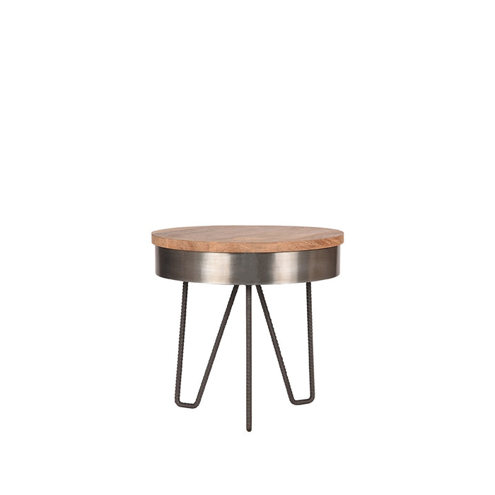 LABEL51 - Bijzettafel Saran - Grijs - 44 cm