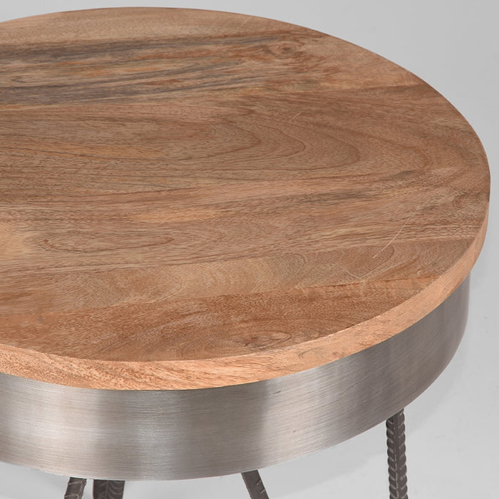 LABEL51 - Bijzettafel Saran - Grijs - 44 cm