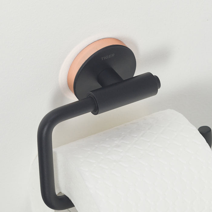 Tiger Urban Toiletrolhouder zonder Klep - Zwart