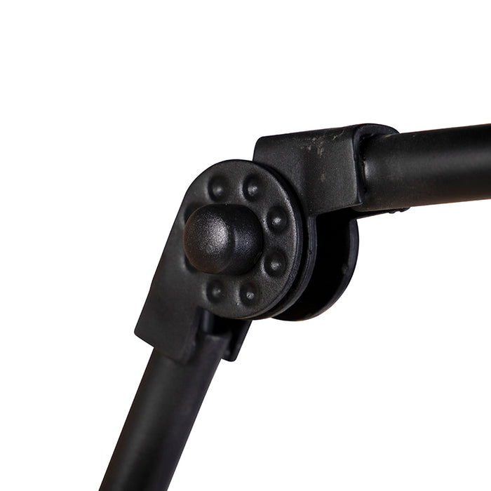 QAZQA Industriële wandlamp zwart verstelbaar - Wye