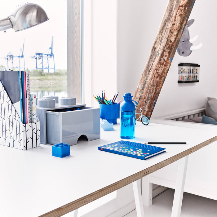 LEGO® Brick 4 Opbergbox Met Lade - Grijs