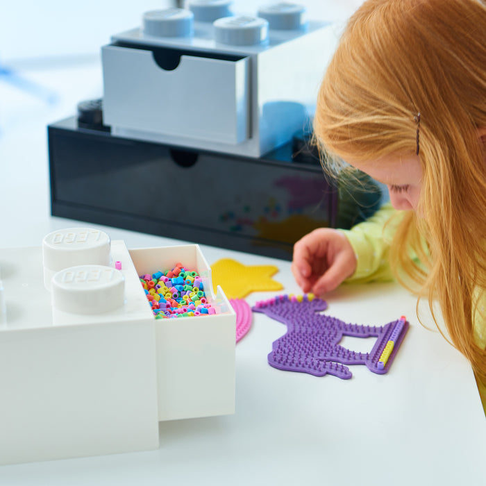 LEGO® Brick 4 Opbergbox Met Lade - Grijs