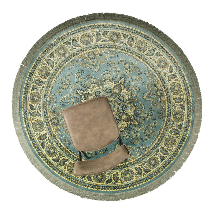 Dutchbone Bodega Vloerkleed Ø 175 cm - Groen