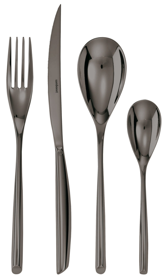 Sambonet Bamboo Bestekset 24-delig - Zwart