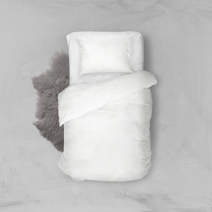 Elegance Silk Dekbedovertrek Glans Satijn white