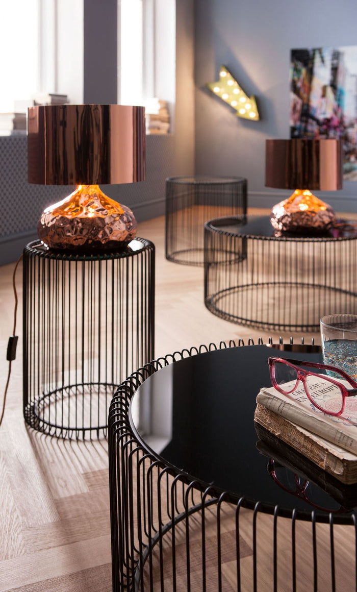 Kare Design Wire Salontafel - Set Van 2 - Zwart