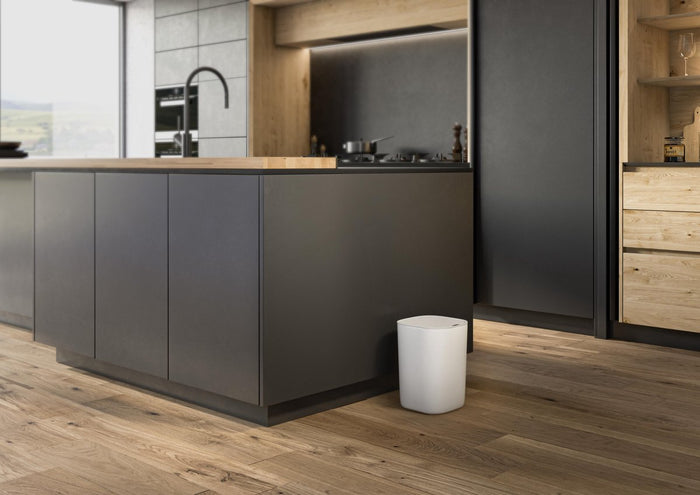 StangVollby Bredbyn prullenbak met sensor - 9L - Wit