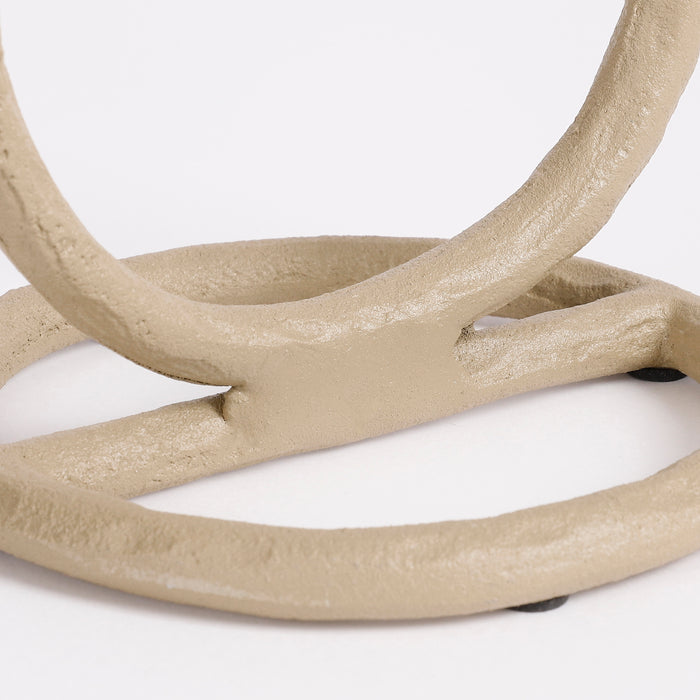 Mica Decorations Pitch Kandelaar H 23,5 cm - Taupe